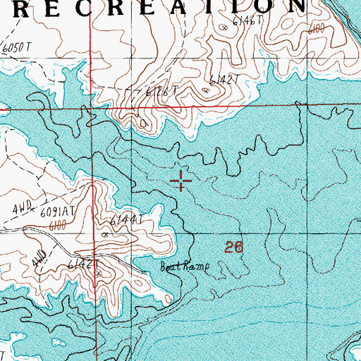 Topographic Map of Squaw Hollow, WY