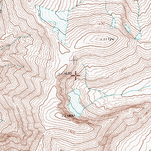 Topographic Map of Shoshone National Forest, WY