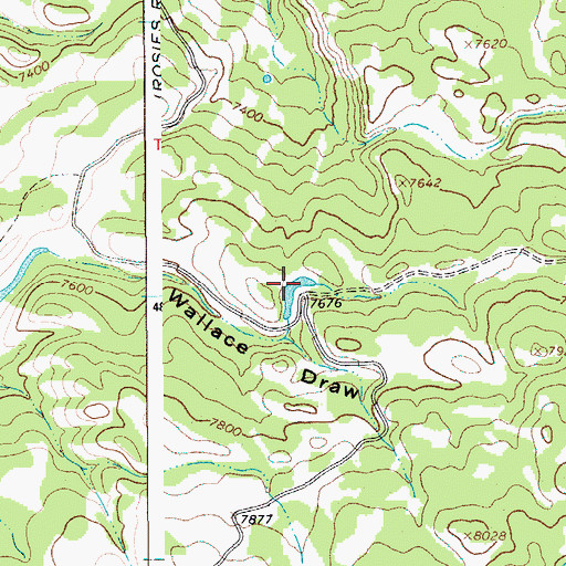 Topographic Map of Marys Lake, WY