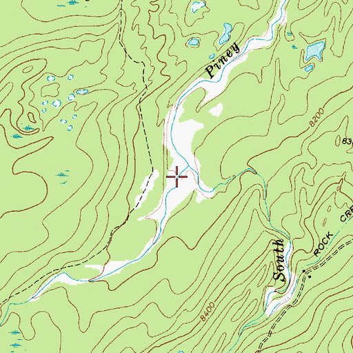 Topographic Map of Kearny Creek, WY