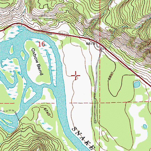 Topographic Map of Buffalo Meadow, WY