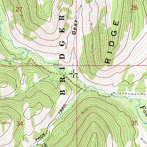 Topographic Map of PIKL Coal Mine, WY