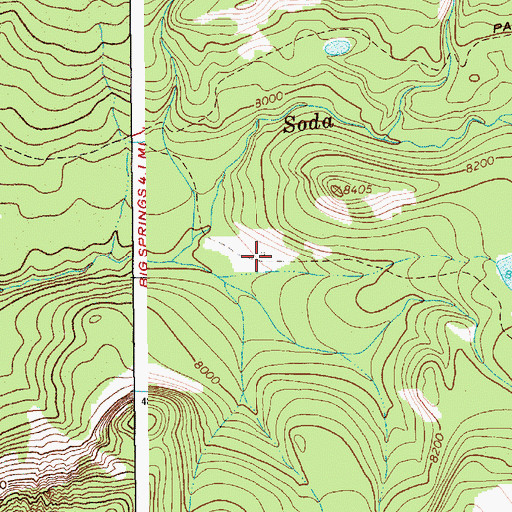Topographic Map of Nawlin Meadow Patrol Cabin, WY