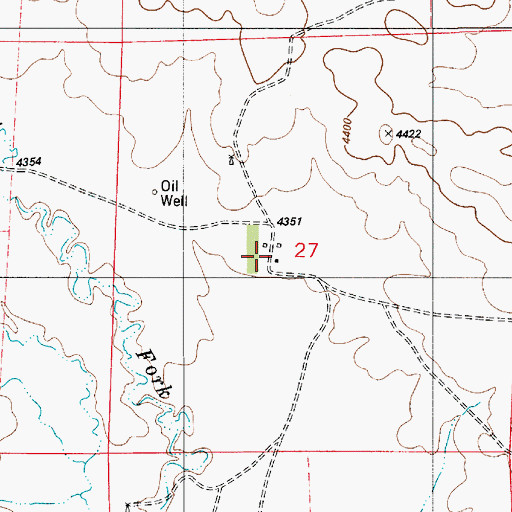 Topographic Map of George Place, WY