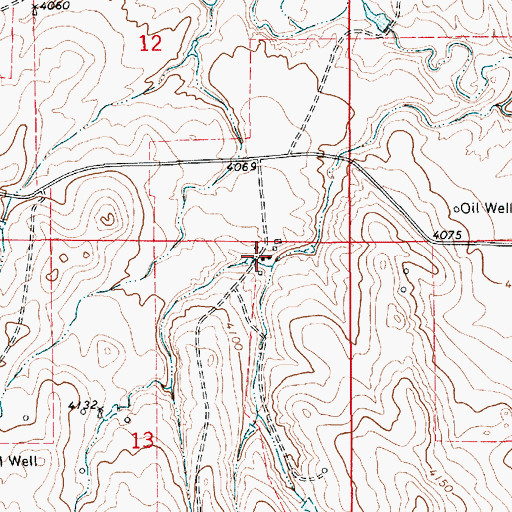 Topographic Map of Whitney Ranch, WY