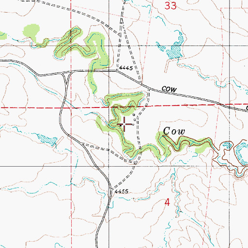 Topographic Map of Alexander Ranch, WY
