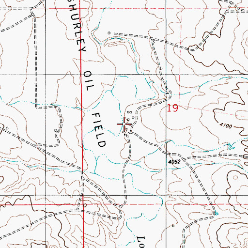 Topographic Map of Grieves Ranch, WY