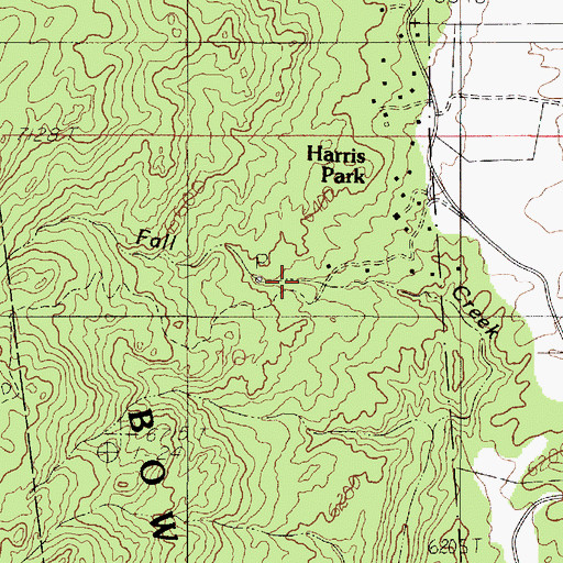 Topographic Map of Laramie Peak Scout Camp, WY