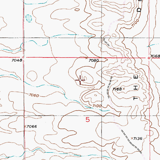 Topographic Map of Albany County, WY