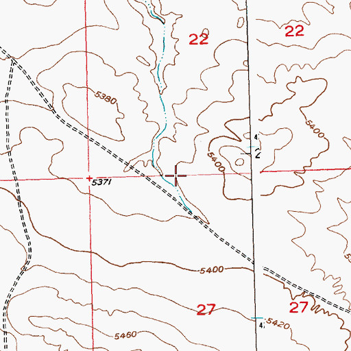 Topographic Map of Fremont County, WY