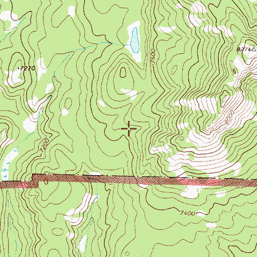 Topographic Map of Teton County, WY