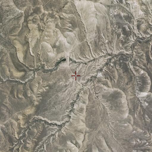 Aerial/Satellite Image of Rice Number 3 Reservoir, WY