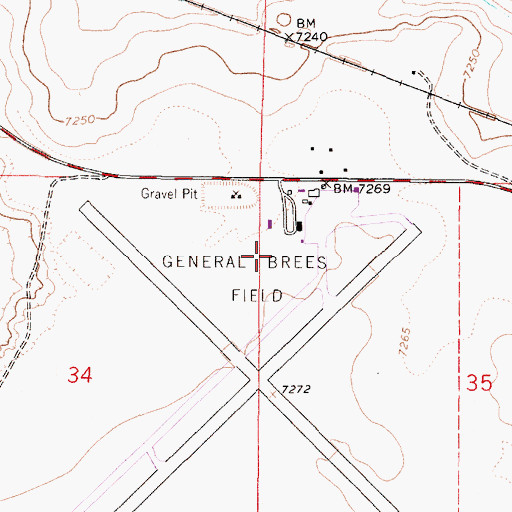 Topographic Map of Laramie Regional Airport, WY