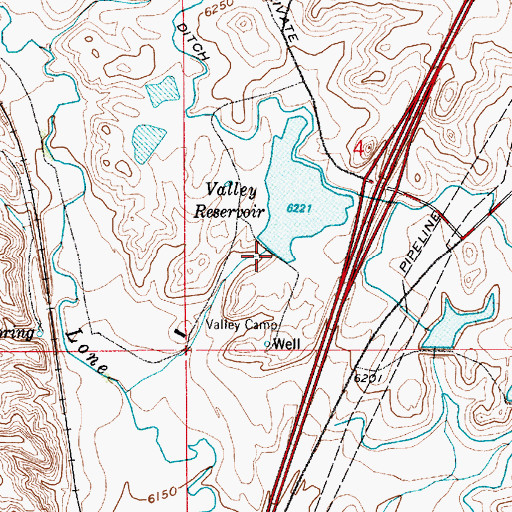 Topographic Map of Gleason Number 2 Dam, WY