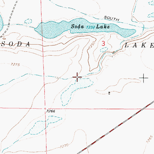 Topographic Map of Harman Dam, WY