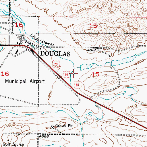 Topographic Map of Runden Number 1 Dam, WY