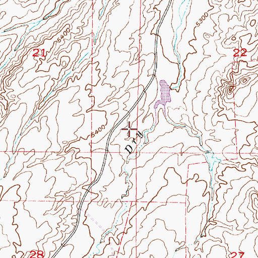 Topographic Map of Nicholaysen Dam, WY