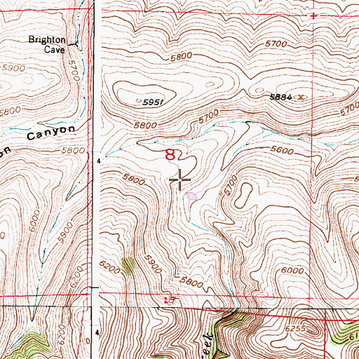 Topographic Map of Little Boxelder Number 3 Dam, WY