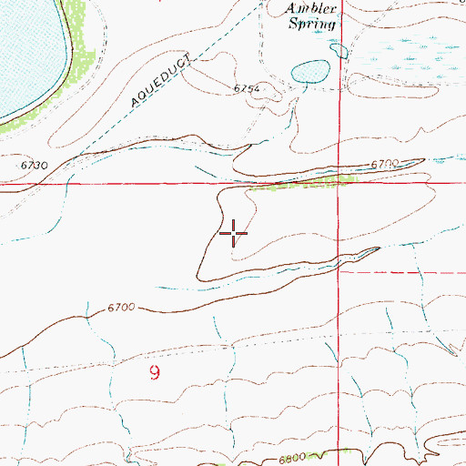 Topographic Map of Beery Number 2 Dam, WY