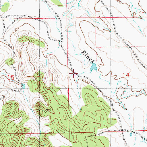 Topographic Map of Sorem Number 1 Dam, WY