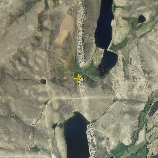 Aerial/Satellite Image of Pine Cone Number 2 Dam, WY