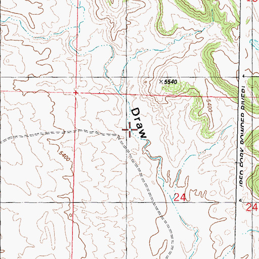 Topographic Map of Freeman Number 3 Dam, WY