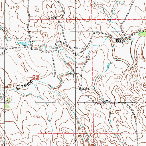 Topographic Map of Helen Dixon Number 2 Dam, WY