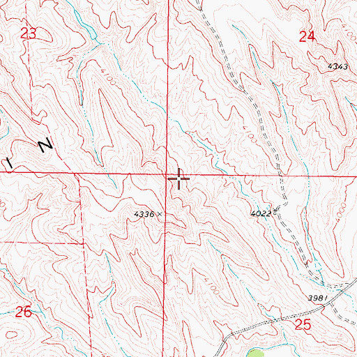 Topographic Map of Hepp Number 2 Dam, WY