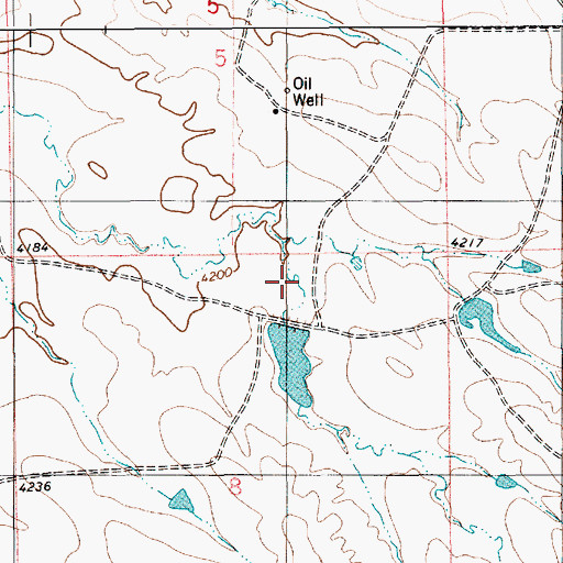 Topographic Map of Leimser Number 1 Dam, WY