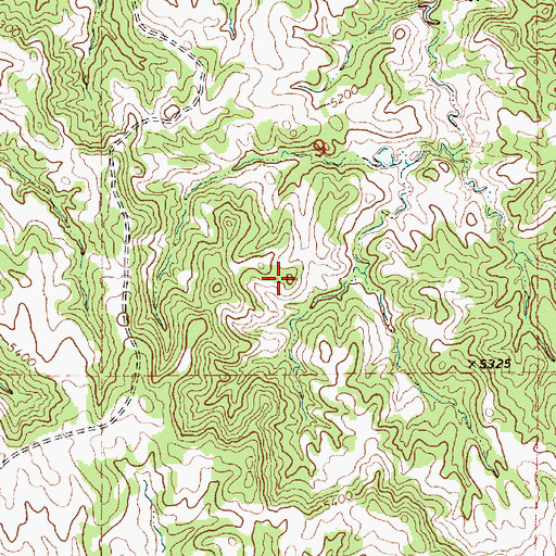 Topographic Map of Hageman Number 2 Reservoir, WY