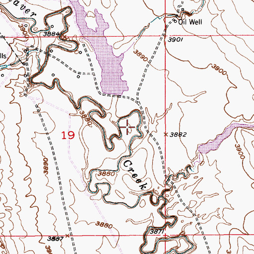 Topographic Map of State Reservoir, WY