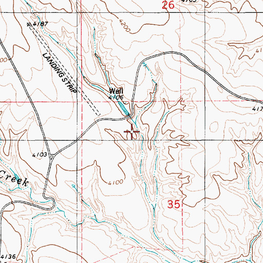 Topographic Map of East Number 1 Beardsley Dam, WY