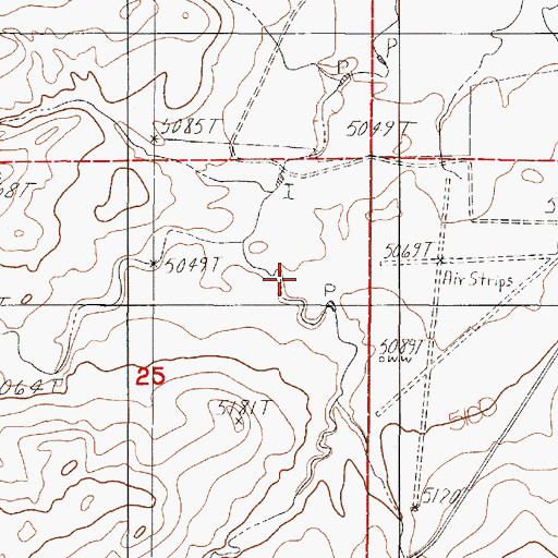Topographic Map of Hardy Number 1 Dam, WY
