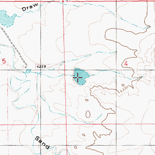 Topographic Map of Younkin Number 2 Dam, WY