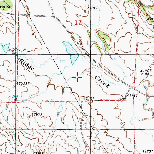 Topographic Map of Sommers Reservoir, WY
