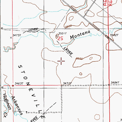 Topographic Map of King Number 1 Dam, WY