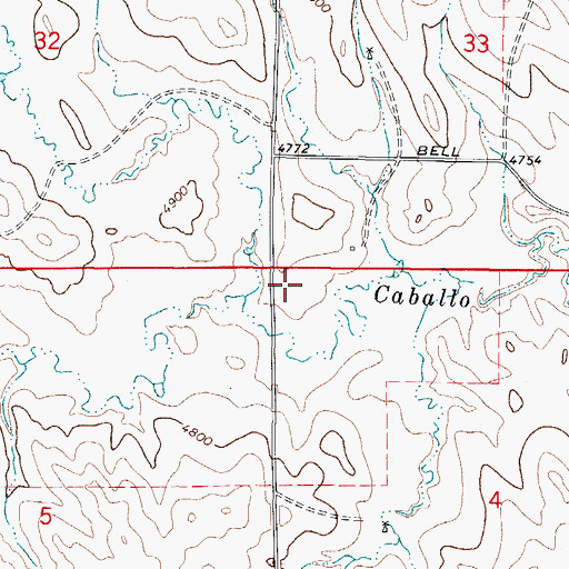 Topographic Map of Pedersen Dam, WY
