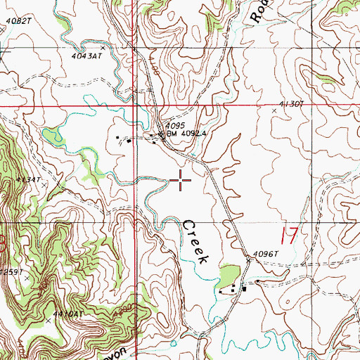 Topographic Map of Graham Dam, WY