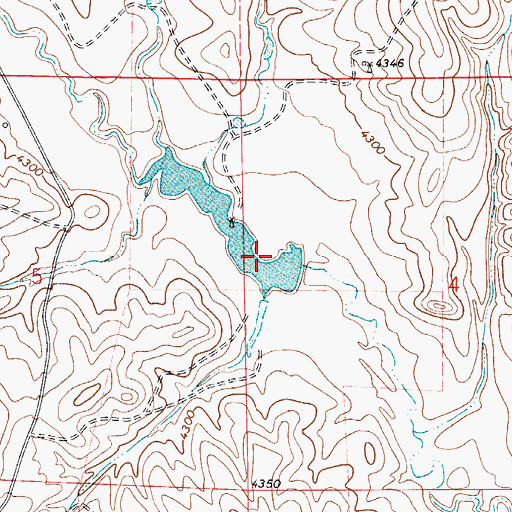 Topographic Map of Raudsep Number 1 Dam, WY