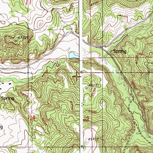 Topographic Map of Blacktail Dam, WY