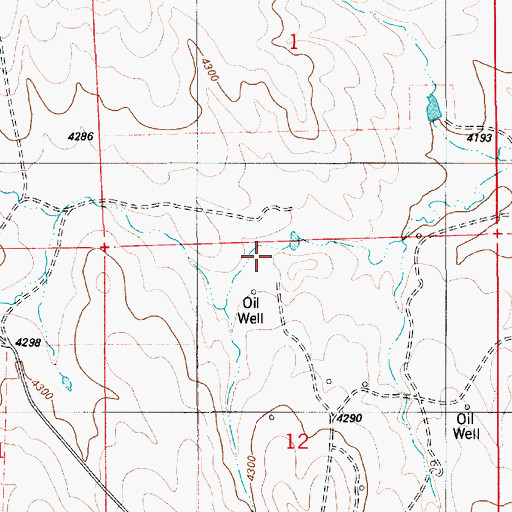 Topographic Map of Minter Dam, WY