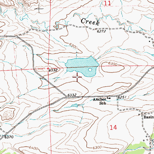 Topographic Map of Adams Number 2 Dam, WY