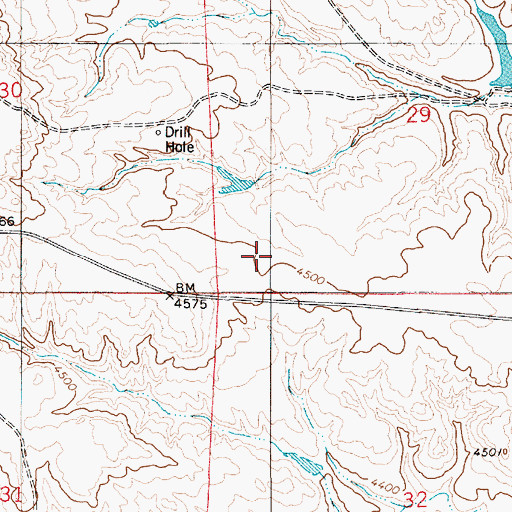 Topographic Map of Arnold Number 1 Dam, WY