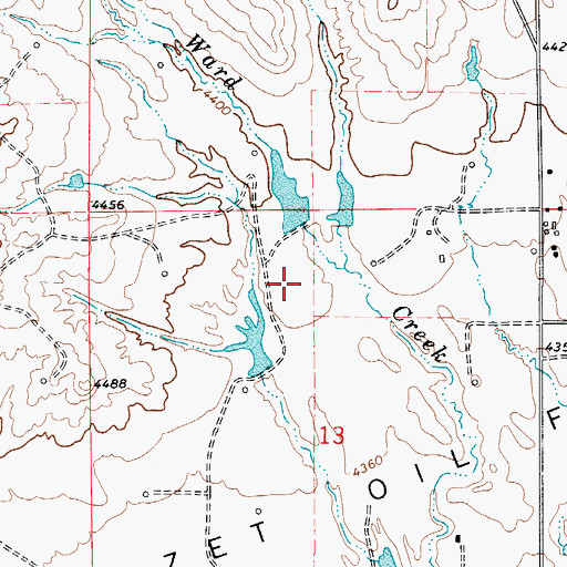 Topographic Map of Nelson Dam, WY