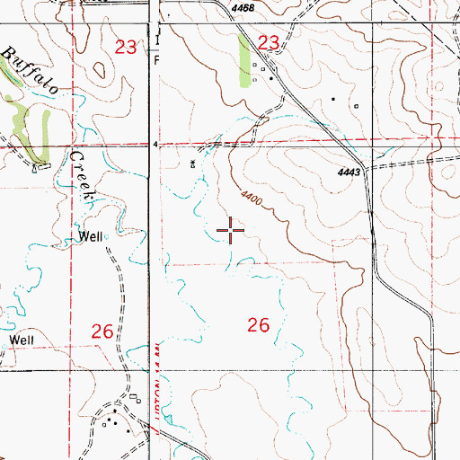 Topographic Map of Myrtle Dam, WY