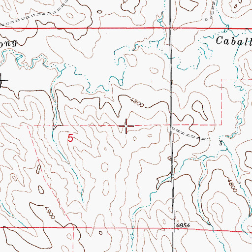 Topographic Map of Patra Number 2 Dam, WY