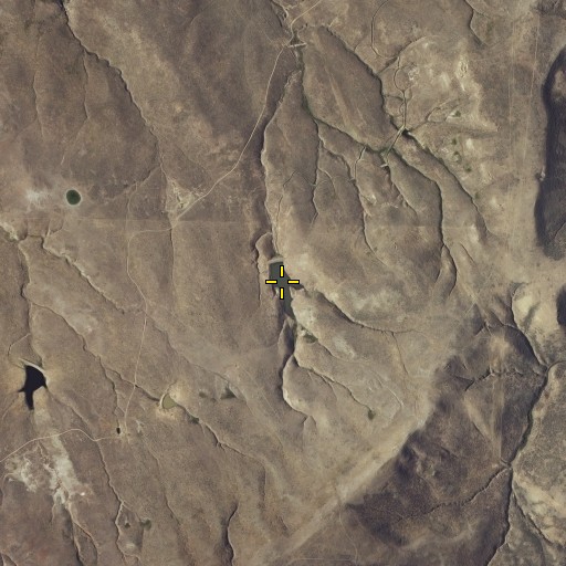 Aerial/Satellite Image of Rathbun Irrigation Number 1 Reservoir, WY