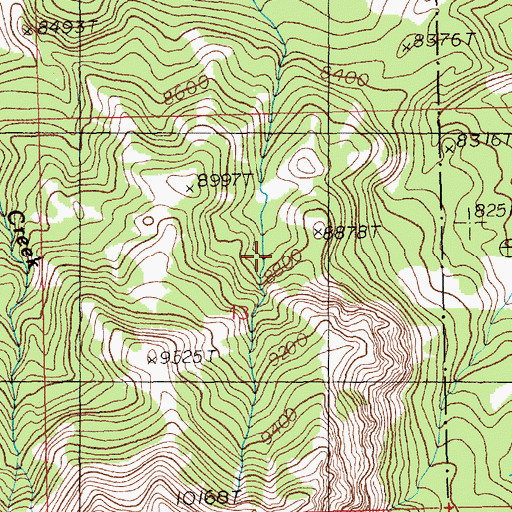 Topographic Map of Sylvan Reservoir, WY