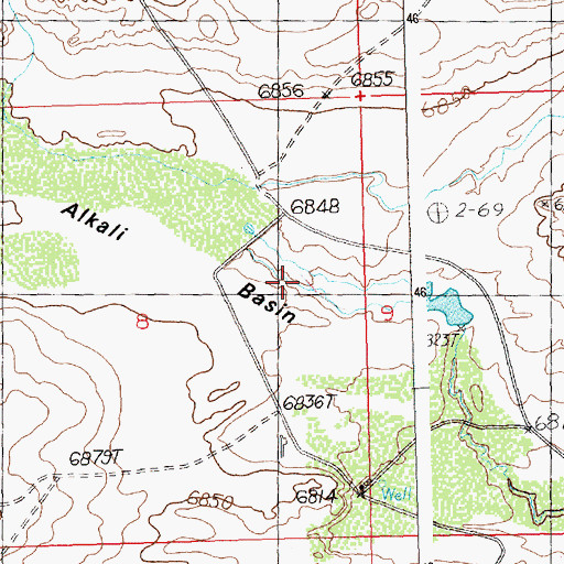 Topographic Map of Rambaud Number 1 Dam, WY