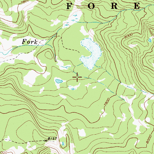Topographic Map of Hardiman Number 2 Reservoir, WY